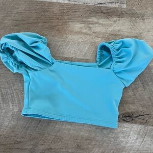 Tiger Friday ever after top: teal: CM